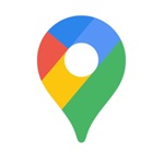 The Google Maps logo consisting of a red, blue, yellow and green coloured location pin.